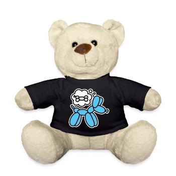 Balloon animal balloon twister balloon dog bone - Teddy Bear - black - Front