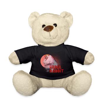 Rebel Rabbit - Teddy Bear - black - Front