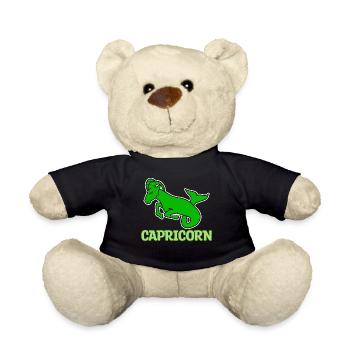 Zodiac Capricorn Superstition Horoscope Astronomy - Teddy Bear - black - Front