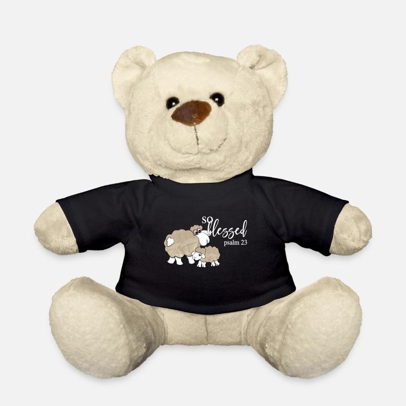 Le dessein chrétien si béni Psaume 23 - Nounours - noir