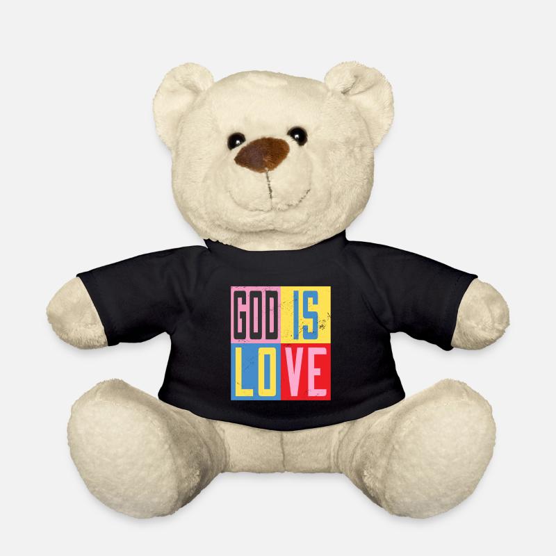 Dieu est amour - Nounours - noir