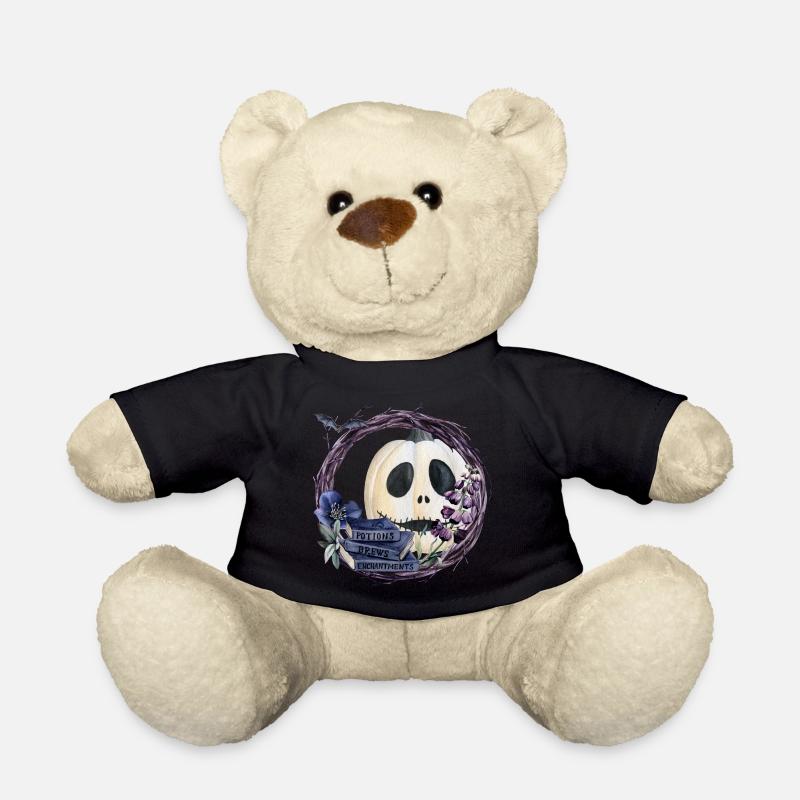 Halloween Kürbis - Teddy - Schwarz