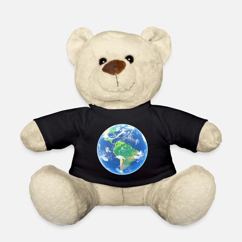 Erde Planet - Teddy - Schwarz
