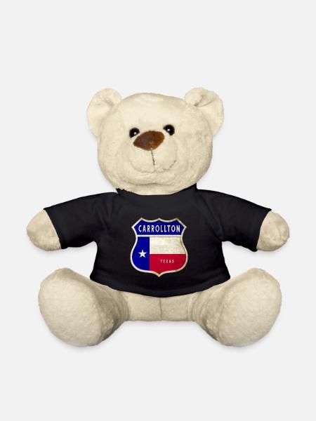 Carrollton Texas Wappen Flaggen Design - Teddy - Schwarz