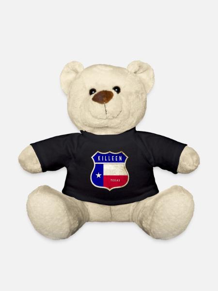 Killeen Texas Wappen Flaggen Design - Teddy - Schwarz