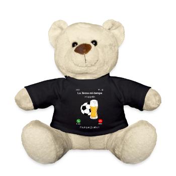 La 3ème mi-temps m'appelle - Nounours - noir - Devant