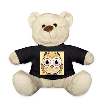 RETRO EULE - TIERBILDER - Teddy - Schwarz - Vorne