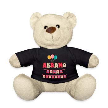 Abraham T-Shirt Happy Birthday T-Shirt - Teddy - Schwarz - Vorne