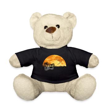 guitare nature - Nounours - noir - Devant