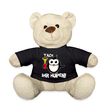 Tach ihr Hupen - Teddy - Schwarz - Vorne