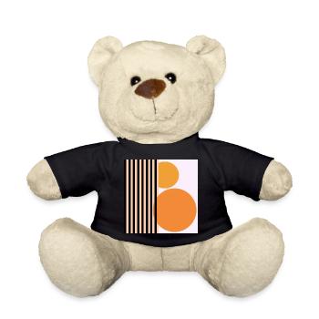 RETRO GEOMETRIE - ABSTRAKTE KUNST - Teddy - Schwarz - Vorne