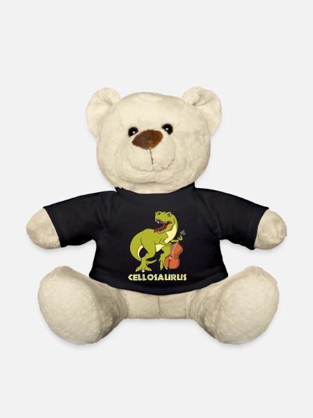 Musical T-shirt for Musical T-shirt "Cellosaurus" - Nounours - noir