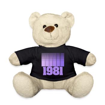 Geboren 1981 - Teddy - Schwarz - Vorne
