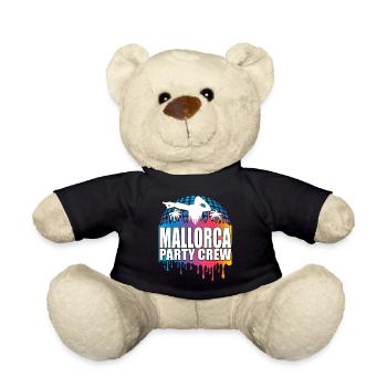 Mallorca Party Crew Nightlife Tee For Alcoholic - Teddy - Schwarz - Vorne