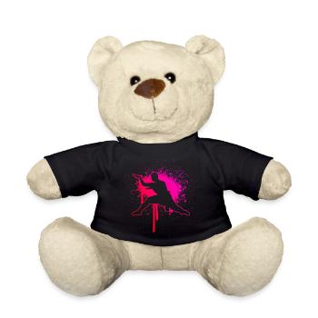 Kungfu Hommes Wushu Kung Fu Arts Martiaux Femmes - Nounours - noir - Devant