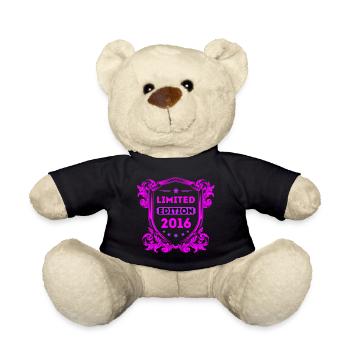 2016 - Teddy Bear - black - Front