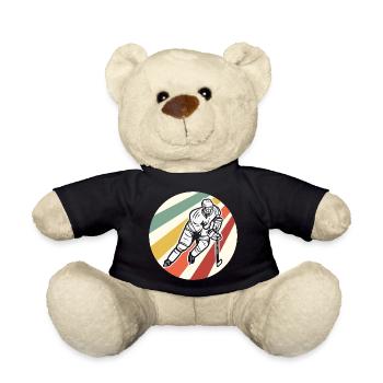 Eishockey - Teddy Bear - black - Front