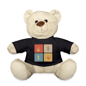 Dudelsack Design - Teddy - Schwarz - Vorne