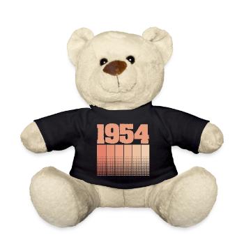 Anniversaire 1954 - Nounours - noir - Devant
