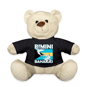 Bimini Bahamas flag - Teddy Bear - black - Front