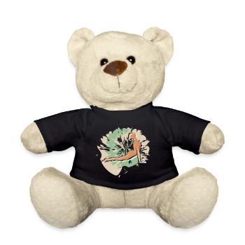 Yoga Sport Relaxation Stretching - Teddy Bear - black - Front