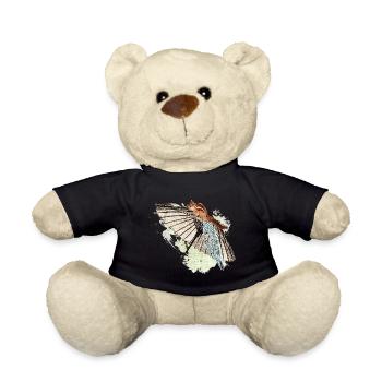 japanischer Sonnenschirm und Burunduk - Teddy - Schwarz - Vorne