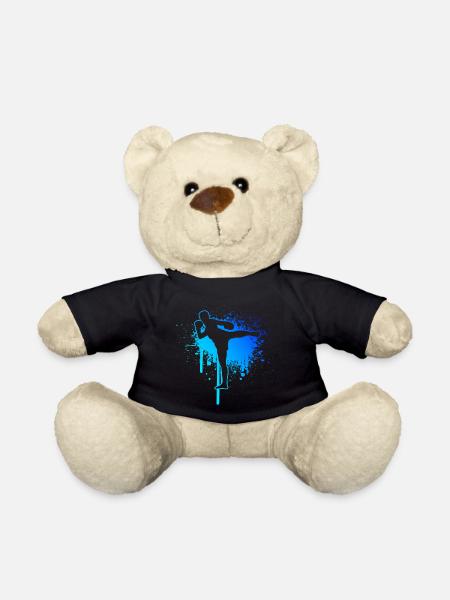 Thaï Boxe Femmes Hommes Thaiboxing Thai Box - Nounours - noir