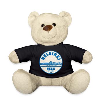 Helsinki Skyline Emblem 1550 - Teddy - Schwarz - Vorne
