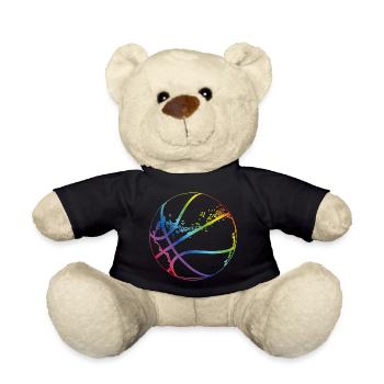 Basketball Sketch - Teddy Bear - black - Front