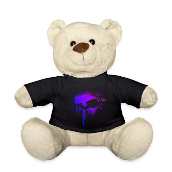 Diving Diving Women Free Dive Diver Scuba Diving - Teddy Bear - black - Front