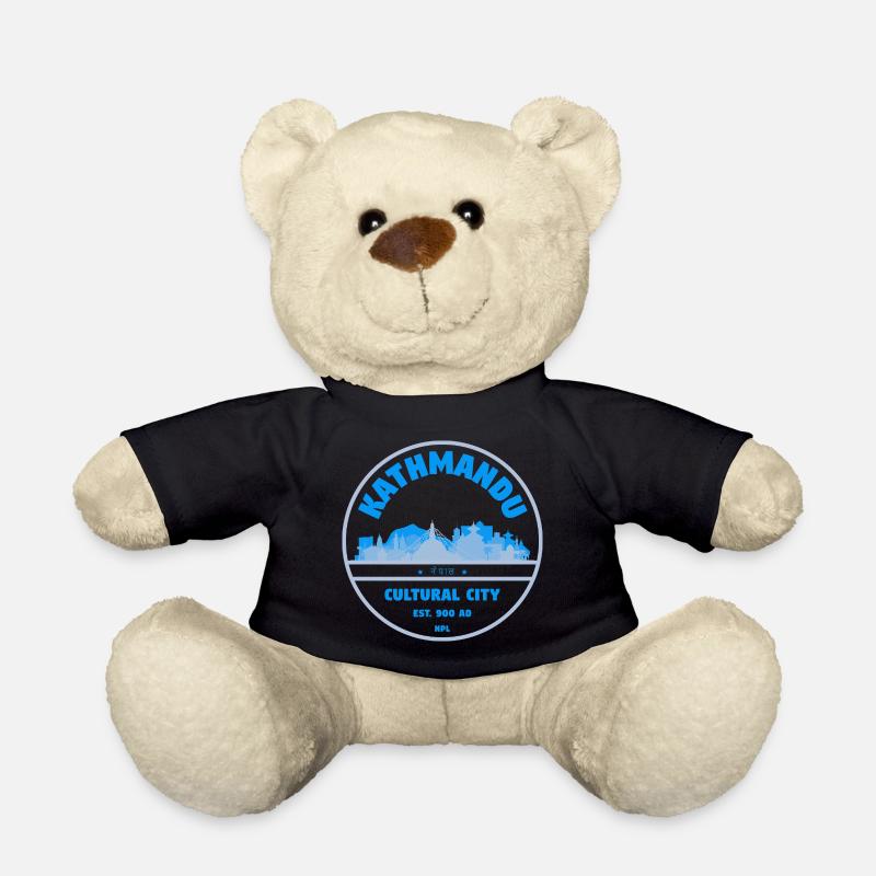 Kathmandu Kulturerbe Stadt Skyline - Teddy - Schwarz