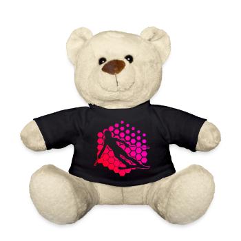Ski Ski acrobatique Ski de sports d’hiver homme - Nounours - noir - Devant
