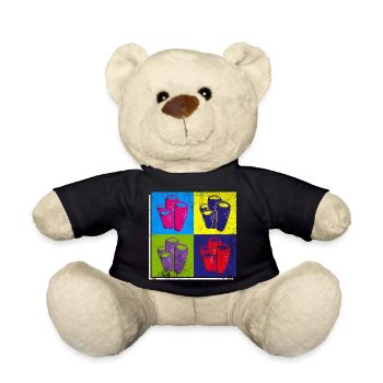 Gods Wisdom, récifs coralliens, emploi, océan, - Nounours - noir - Devant
