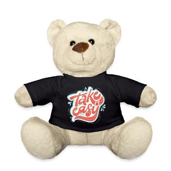Take it easy - Teddy Bear - black - Front