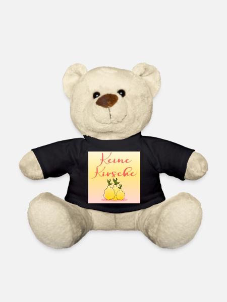 Früchte Zitronen - Kirsche - Teddy - Schwarz