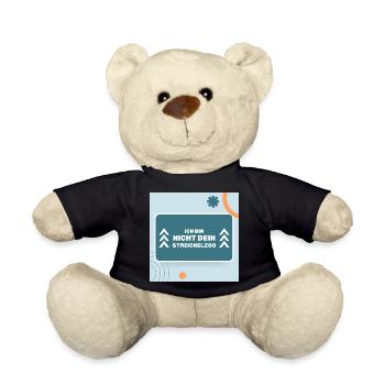 Ich bin nicht Dein Streichelzoo auf Panel - Teddy - Schwarz - Vorne