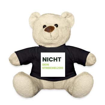 Nicht Dein Streichelzoo Print auf Panel PWSDHG - Teddy - Schwarz - Vorne