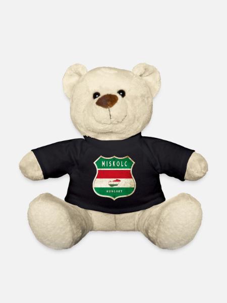 Miskolc Ungarn Wappen Flaggen Design - Teddy - Schwarz