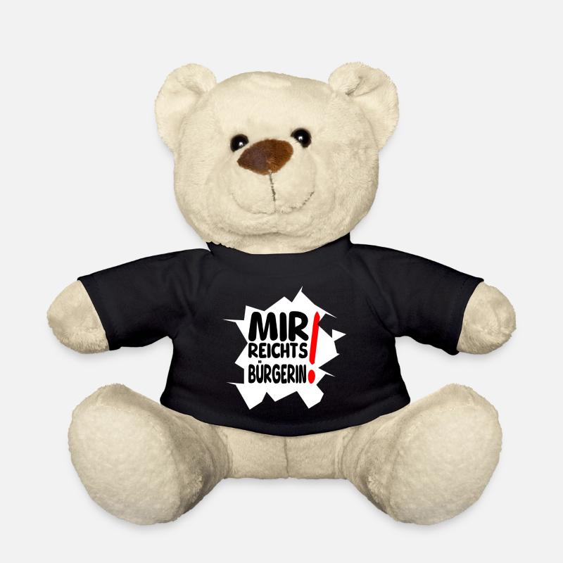 reicht mir Bürgerin II - Teddy - Schwarz