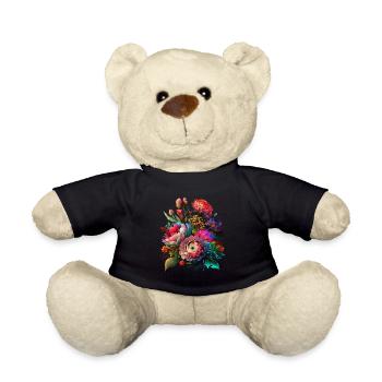 ORIGINELLE BLUMENSTRÄUSSE - Teddy - Schwarz - Vorne