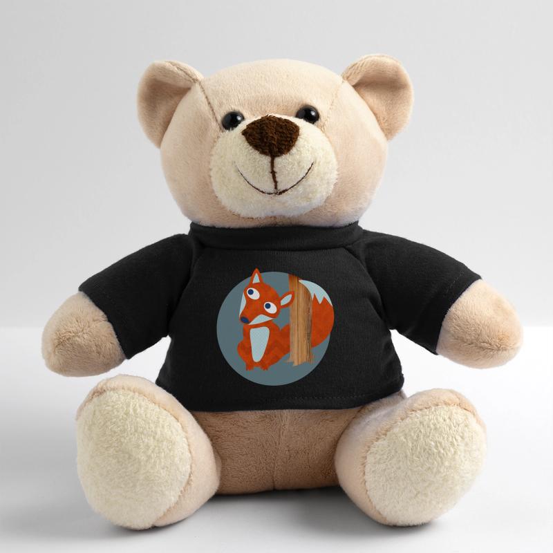 Fox Structure Woodland Nursery Pattern Comic Teddy Bear