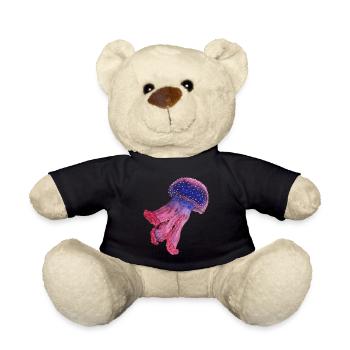 Méduse Viva Magenta Sous-marin AnimalRécif - Nounours - noir - Devant
