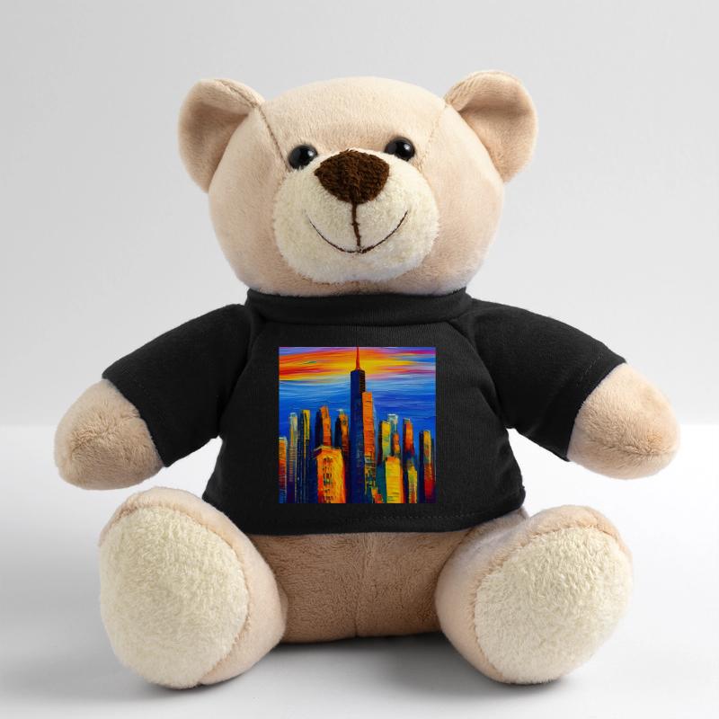 Gratte-ciel de New York au coucher du soleil Nounours