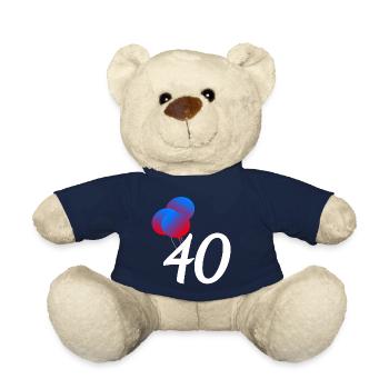 für jedermann, 40 GB Ballons - Teddy - French Navy - Vorne