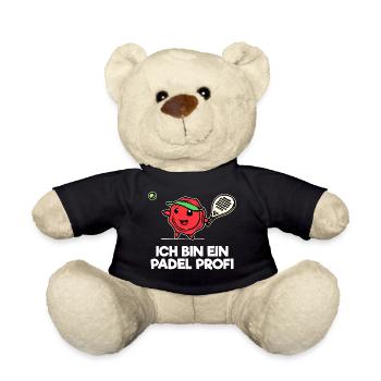 Sport Padel Statement Padel Game Player Racket - Teddy Bear - black - Front