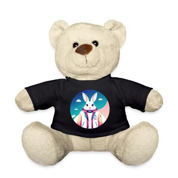 Bunny, Rabbit, Easter Bunny - Teddy Bear - black - Front