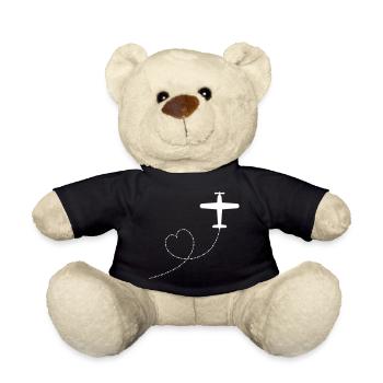 Love to fly - Teddy Bear - black - Front