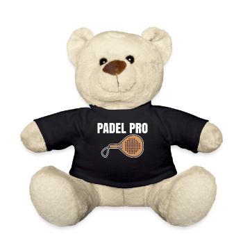 Sportart Spruch Spieler Padel Schläger Padelspiel - Teddy - Schwarz - Vorne