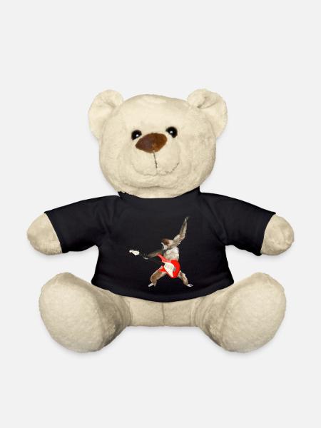 Monkey Whitebeard Gibbon Electric Guitar lets rock - Teddy Bear - black