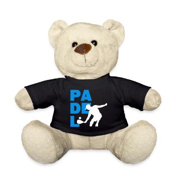 Padel Training Sportart Ball Schläger Spieler - Teddy - Schwarz - Vorne